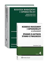 PAKIET: Kodeks rodzinny i opiekuńczy. Orzecznictwo. Piśmiennictwo + Kodeks rodzinny i opiekuńczy ze schematami. Prawo o aktach stanu cywilnego